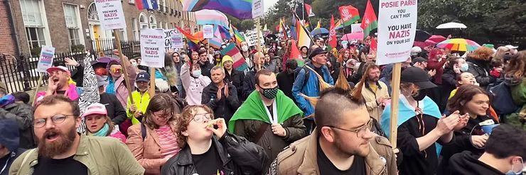 Hundreds Attend Posie Parker Counter-Protest